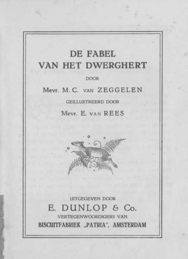 voorblad fabel dwerghert