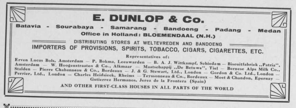 advertentie in boek Batavia de konigin van het oosten.