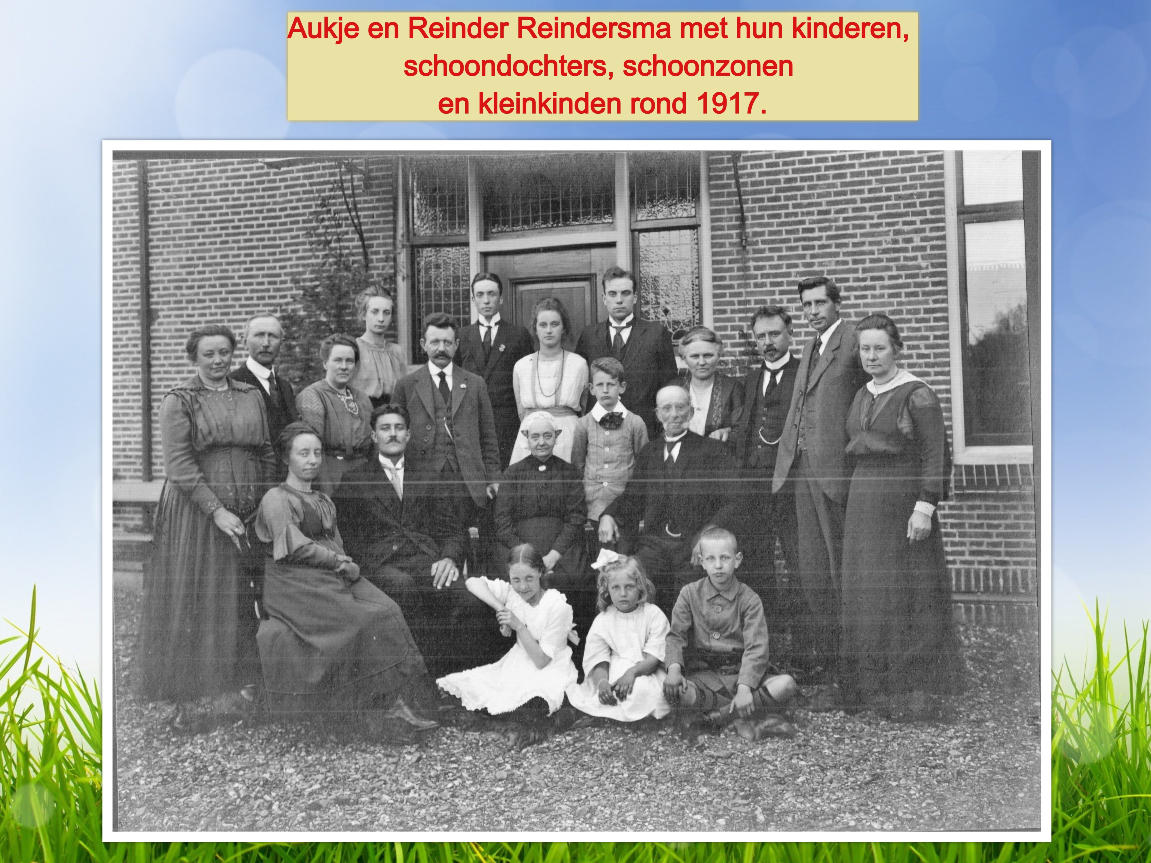 Reinder Rustema Mijn overgrootouders Reinder Sakes Reindersma en Aukjen Sakes ...
